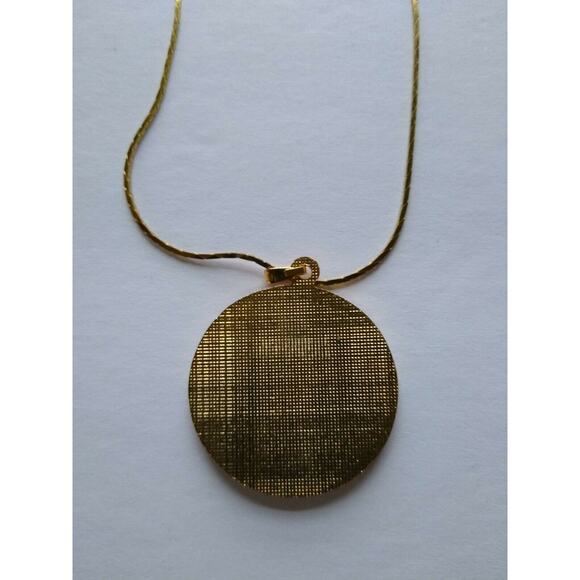 Space Shuttle Challenger Cloisonne Medallion Necklace Vintage NOS Nasa Pendant - Picture 3 of 7